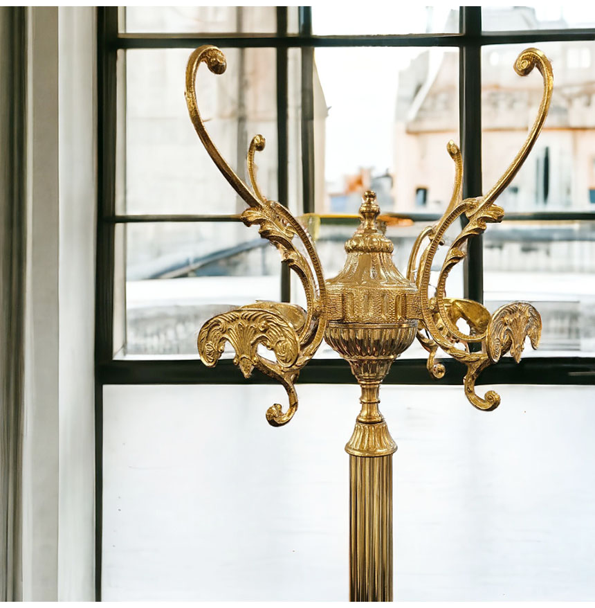 イタリア製】 真鍮コートハンガースタンド【送料無料】｜Y-KAGU(輸入