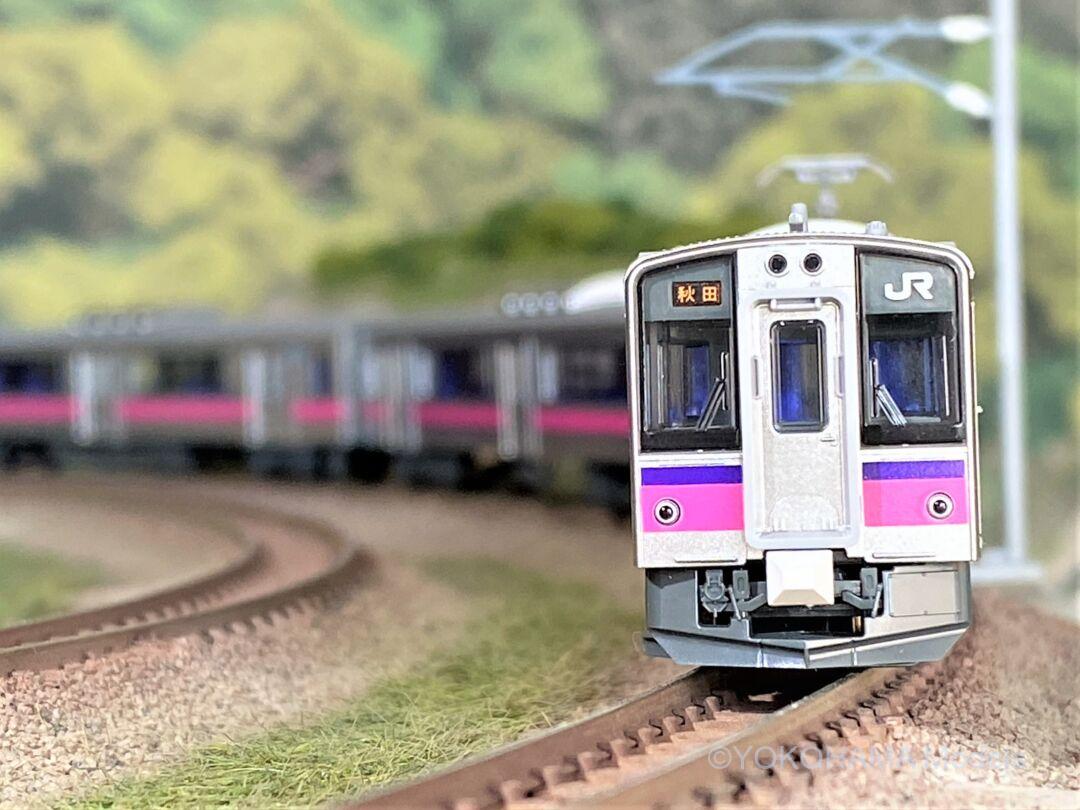 701系0番台 秋田色が入線しました。N9編成 KATO 10-1557 | NGaugeJP