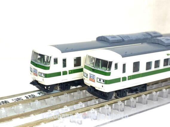 185系0番台「なつかしの新幹線リレー号」が入線しました。TOMIX 97958