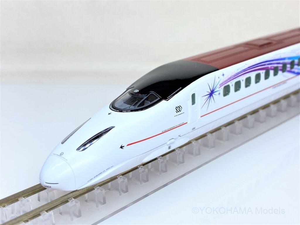 九州新幹線800系(流れ星新幹線)が入線しました。TOMIX 97939