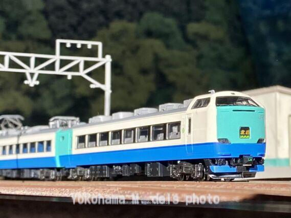 485系3000番代「上沼垂色」R編成が入線です。 TOMIX 98801 | NGaugeJP