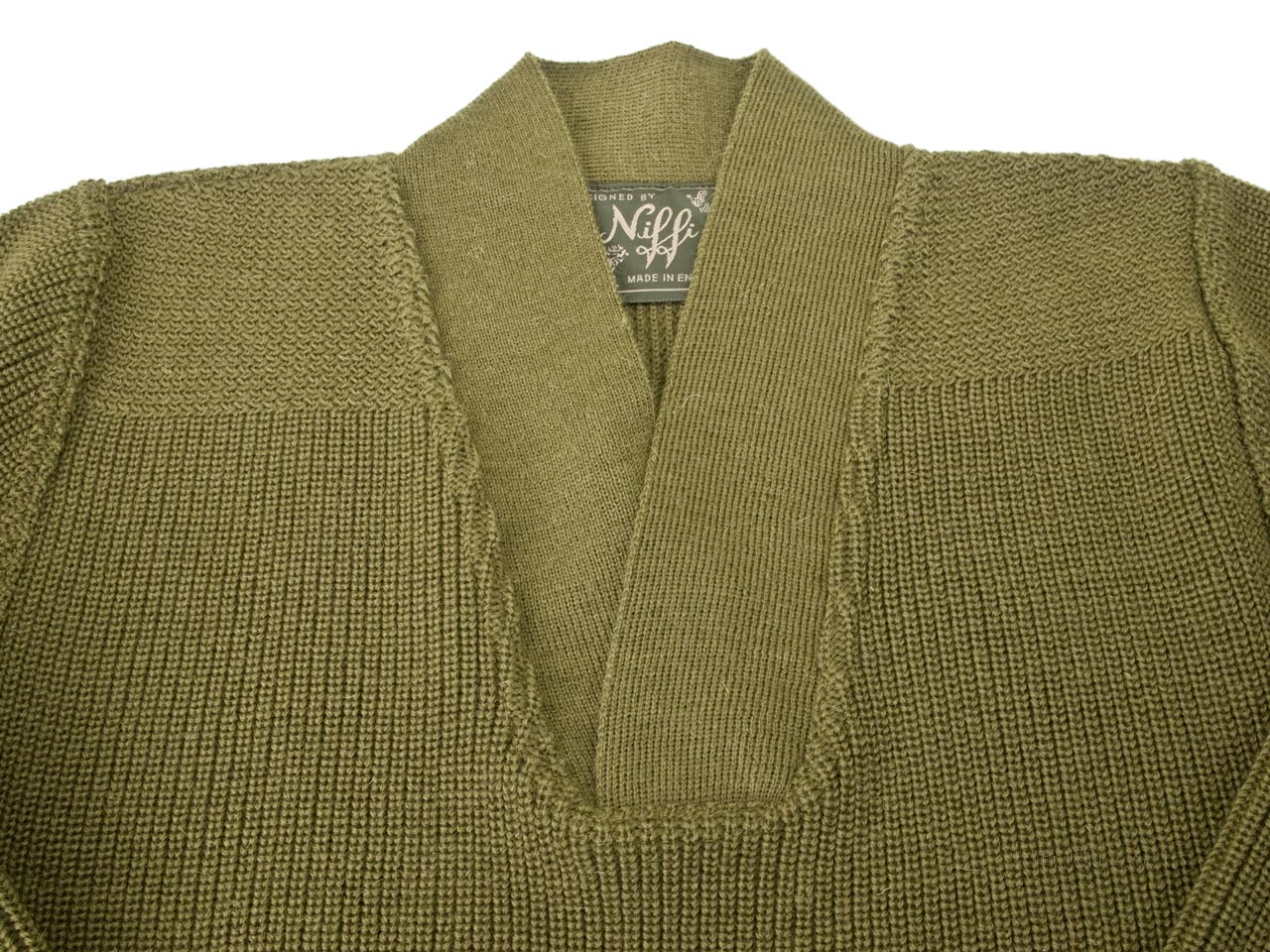 COMMANDO Niffi 41015 Olive エンジニアセーター A-1 Type – SUZUKI 洋服店