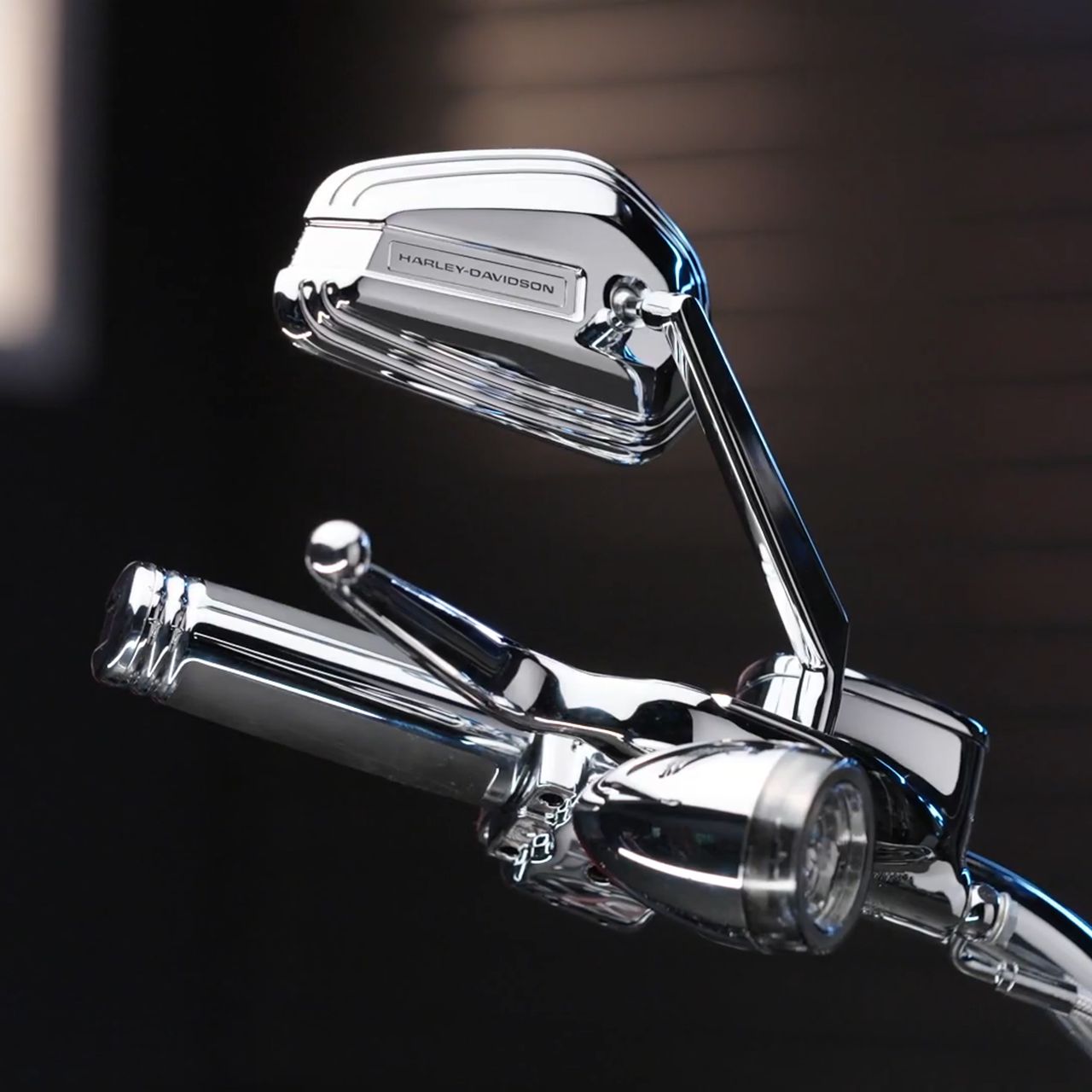 ハーレー純正□エンパイア ミラー クローム HARLEY-DAVIDSON Empire