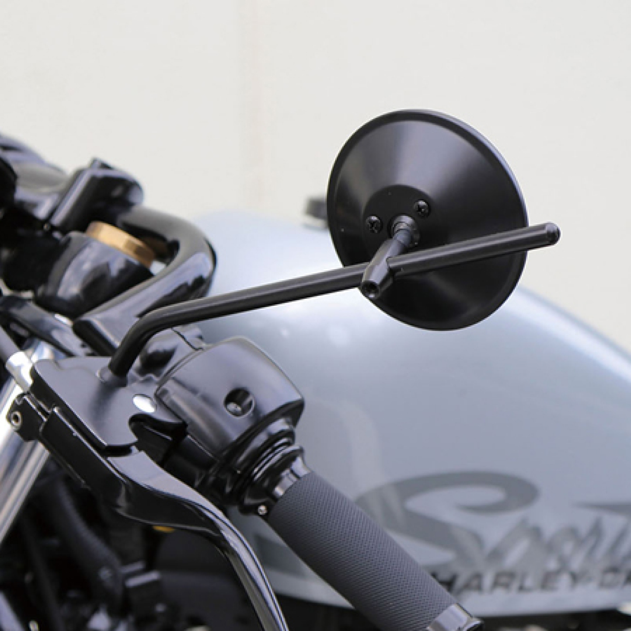 カルトワーク□ラウンド型ミラーセット Cult Werk HARLEY - MIRROR SET