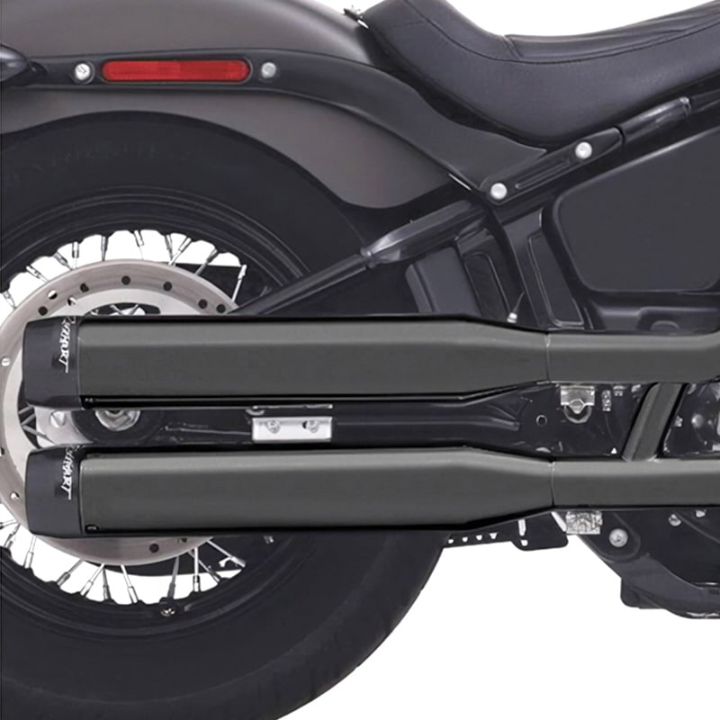 3.5インチ スリップオンマフラー ブラック/クラシックブラックエンド