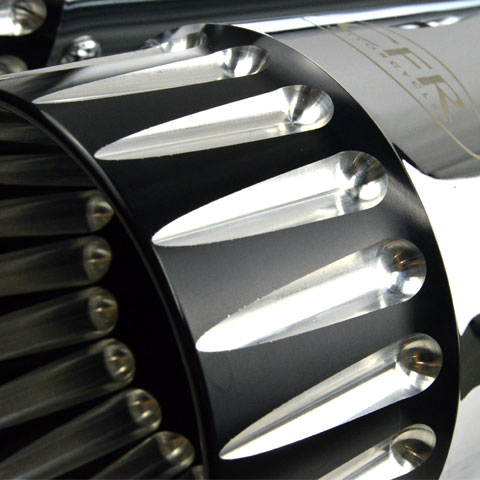 CFR□ 4.5インチ スリップオンマフラー クローム （コントラストカット