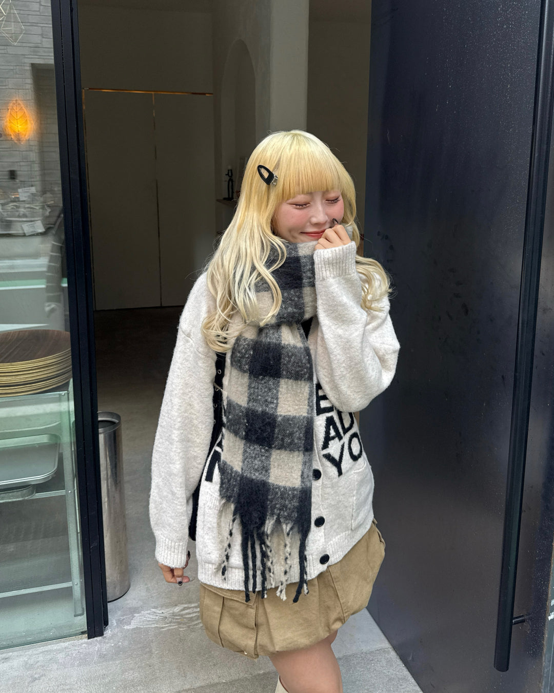 ブロックチェックマフラー HZ3003 – YOLO（ヨロ）｜ファッション通販