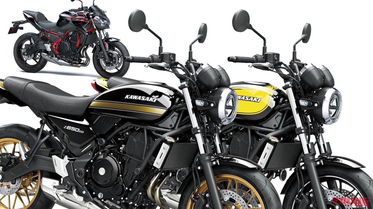 黒玉虫にグリーン＆イエローボール！ カワサキ「Z650RS」の2025年