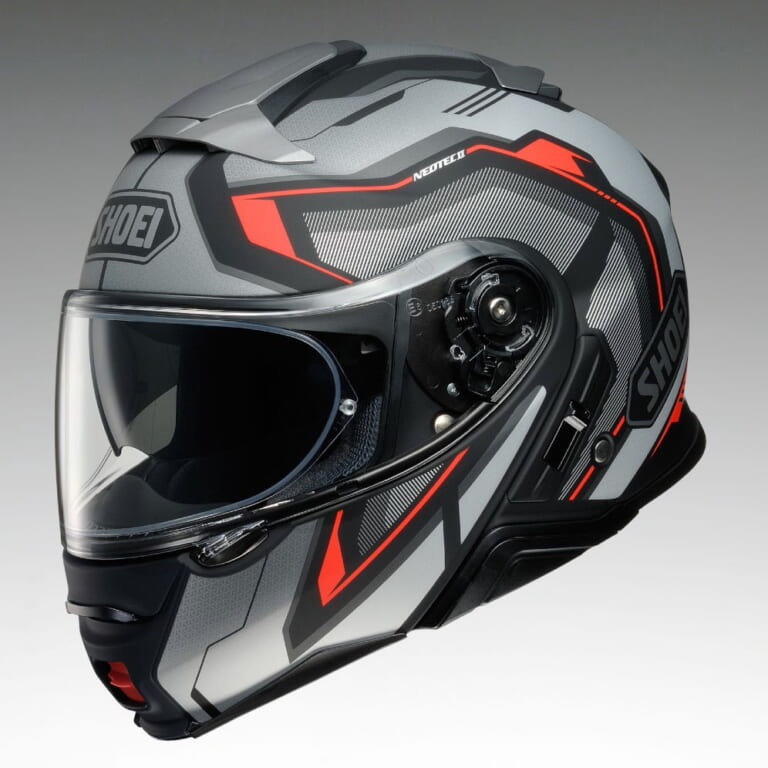 SHOEIのシステムヘルメット「ネオテックII」にグラフィックモデル