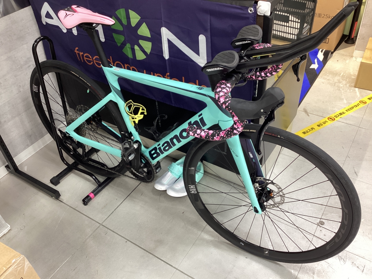 トライアスロン】DHバー付き車体の輪行。 | 大阪で自転車をお探しなら