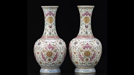 中国美術瑠璃地粉彩纏枝蓮花紋蓋壷箱入旧家蔵出(