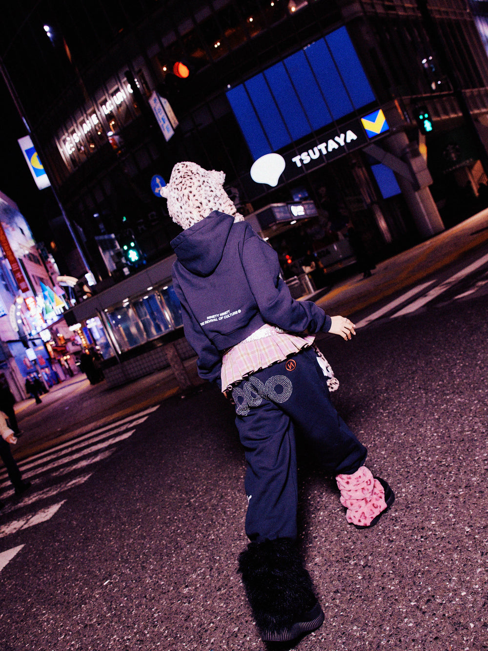 90 Logo Original Cropped Hoodie 【9090 girl】 – YZ