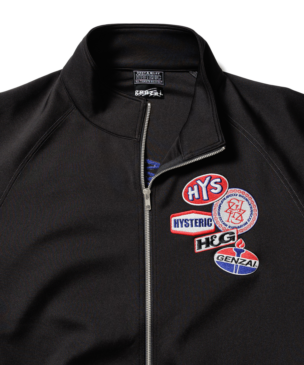 HYSTERIC GLAMOUR genzai COLLAGE TRACK JAKET – YZ