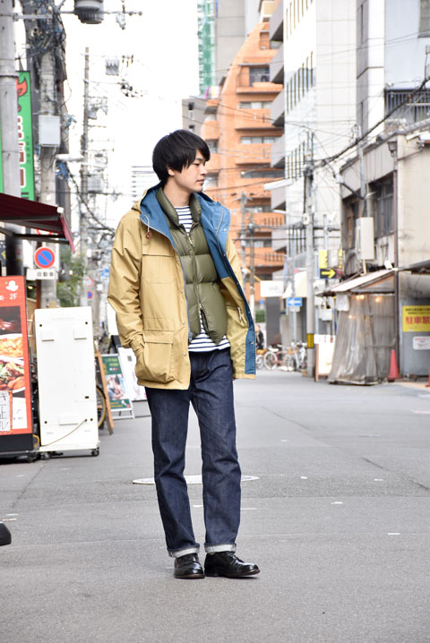 シュッとしたダウンベスト。Crescent Down Works（クレセントダウン