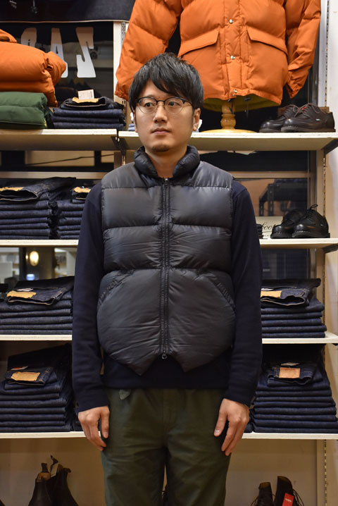 着ると分かる便利さ Crescent Down Works（クレセントダウンワークス