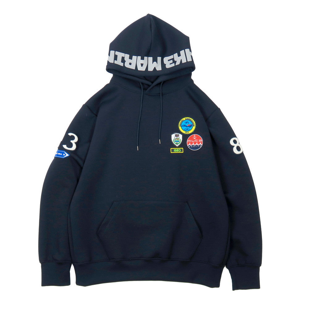 L4K3×muta】ライトボンディングパーカー【43/ネイビー】MMJC-443165LK