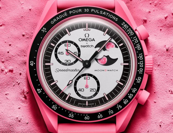 2025年新作】”MISSION TO THE PINK MOONPHASE” オメガ × スウォッチ