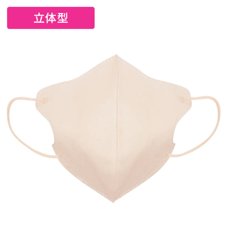 カワイイ女の贅沢マスク Style x Cool ベージュ21枚入り【ポスト便