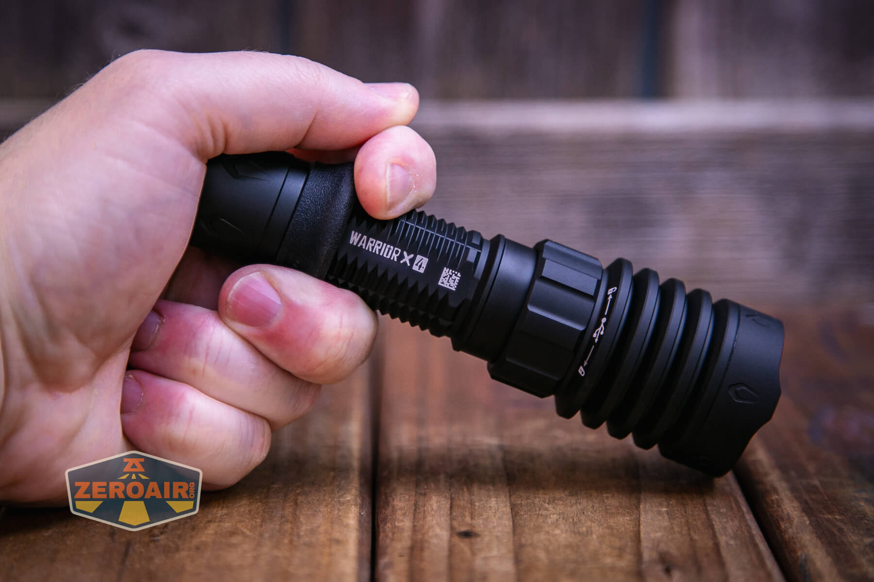 Olight Warrior X 4 Tactical Flashlight Review - ZeroAir Reviews