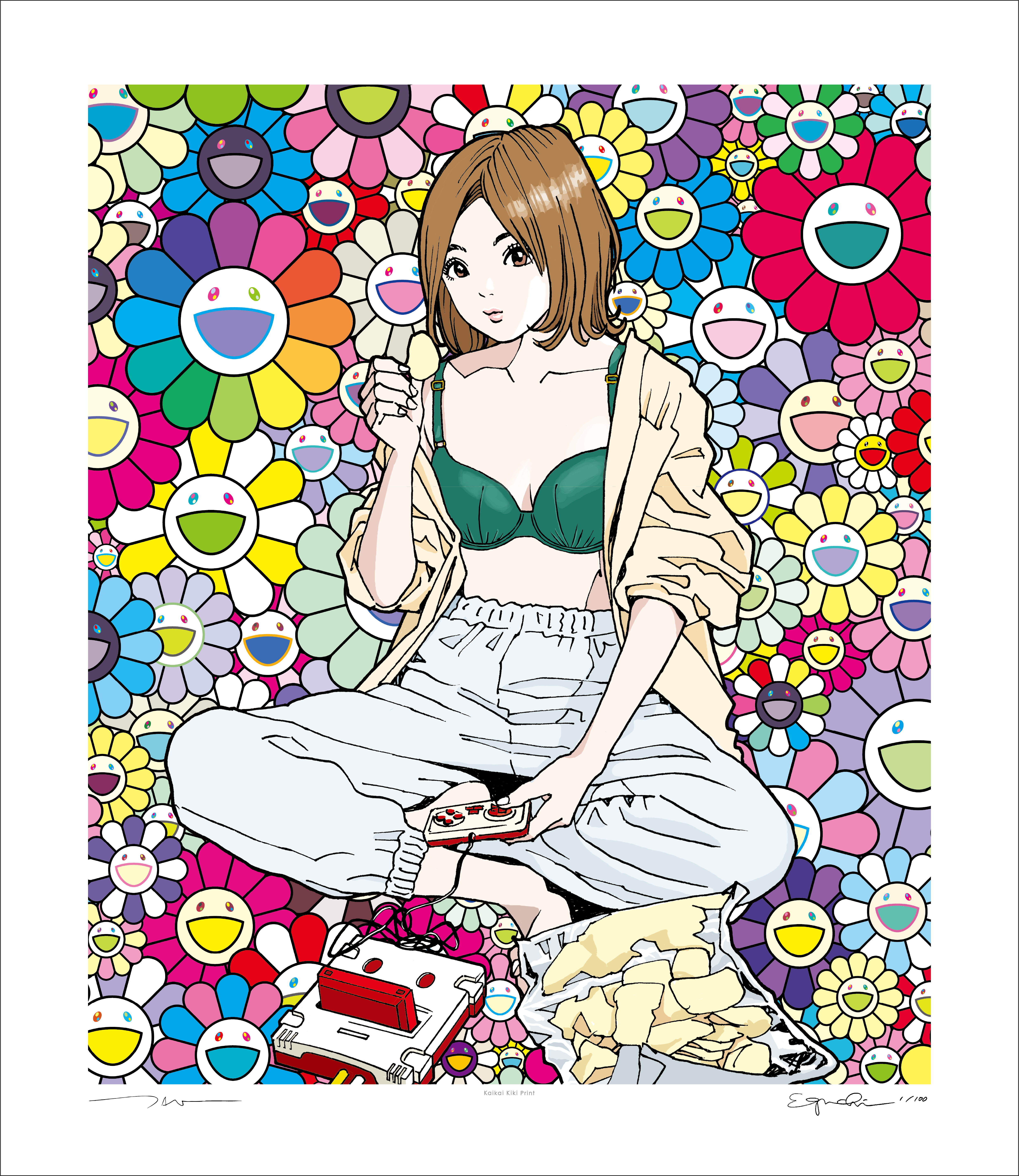 3月3日(月) 12時よりWEBショップにて、江口寿史・村上隆エディション