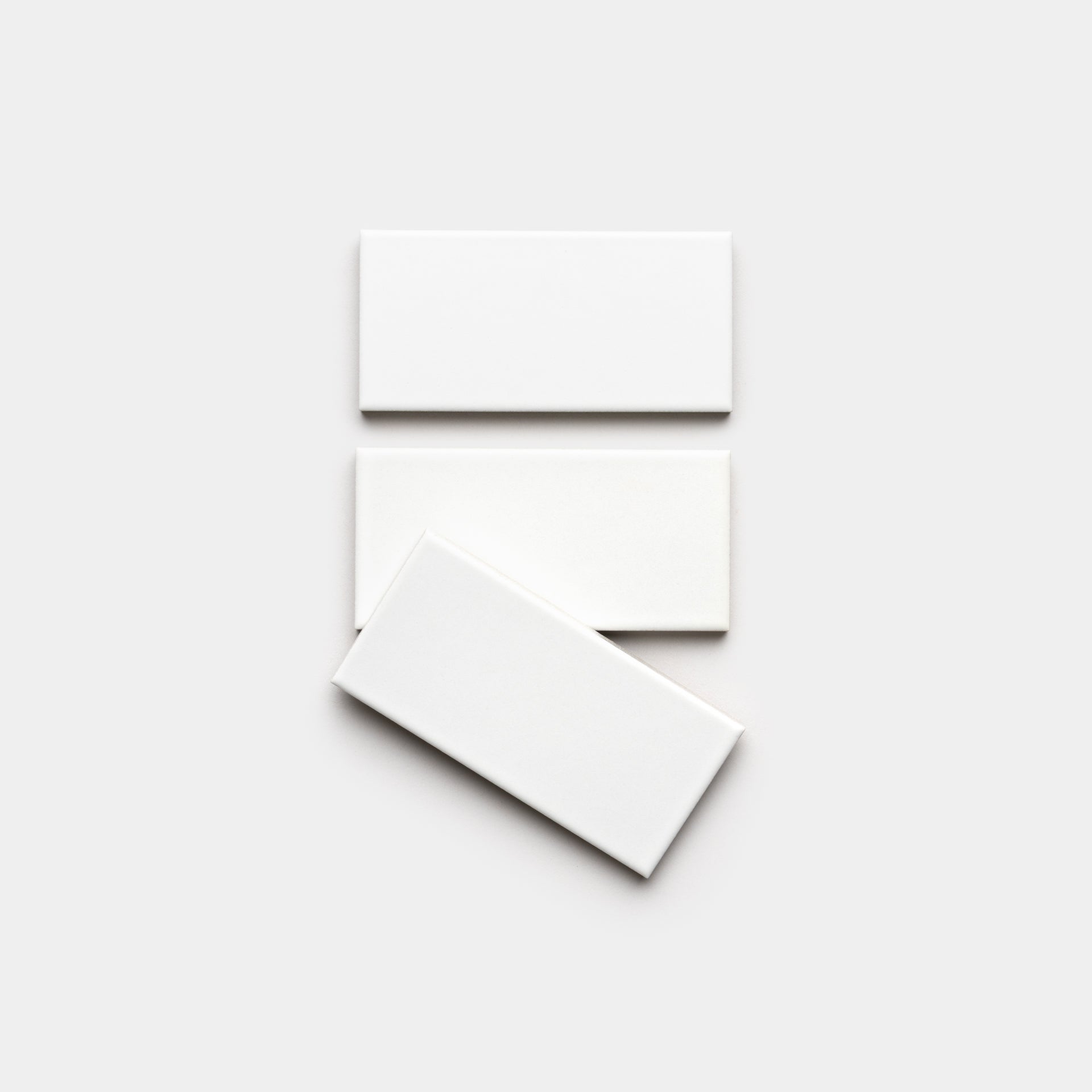 Alpha White 2x4 Rectangle Ceramic Tile – Zia Tile