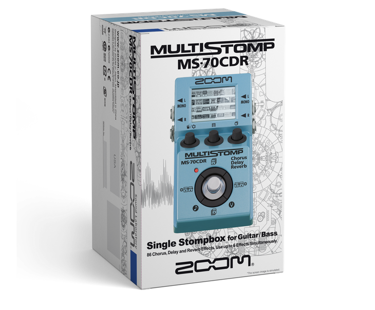 MS-70CDR MultiStomp Chorus / Delay / Reverb Pedal | ZOOM