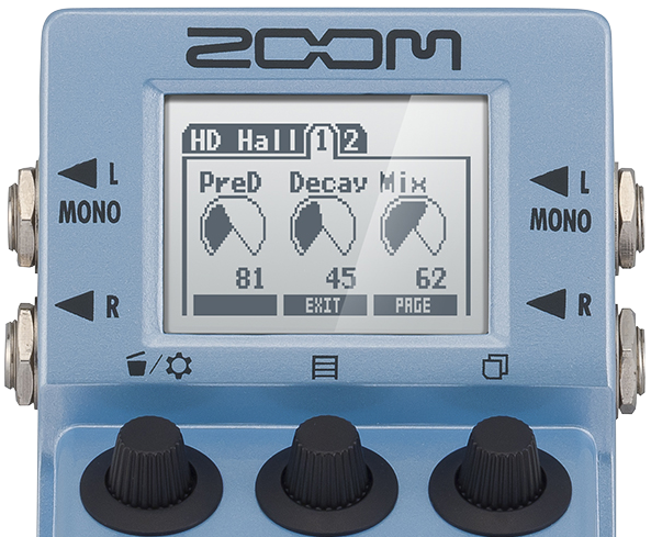 MS-70CDR MultiStomp Chorus / Delay / Reverb Pedal | ZOOM