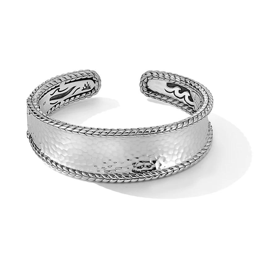 JAI Hammered Concave Cuff Bracelet | Goldsboro, NC