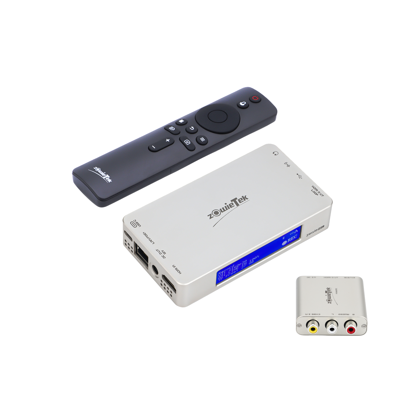 Zowietek 4K Video Recorder with AV to HDMI Adapter– Zowietek