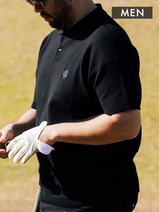 キャプテンズヘルムゴルフ 半袖ニットポロ(メンズ) CHG25-AW-T14