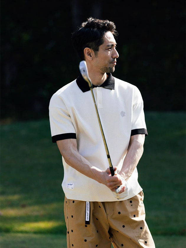 キャプテンズヘルムゴルフ 半袖ニットポロ(メンズ) CHG25-AW-T14