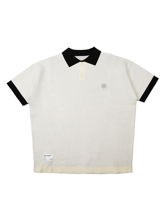キャプテンズヘルムゴルフ 半袖ニットポロ(メンズ) CHG25-AW-T14