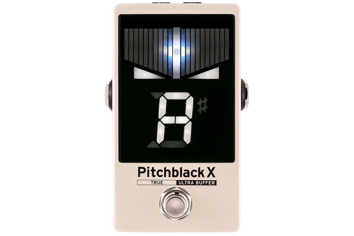 コルグのペダル・チューナー“Pitchblack X”に、ブルーとクリームの2色