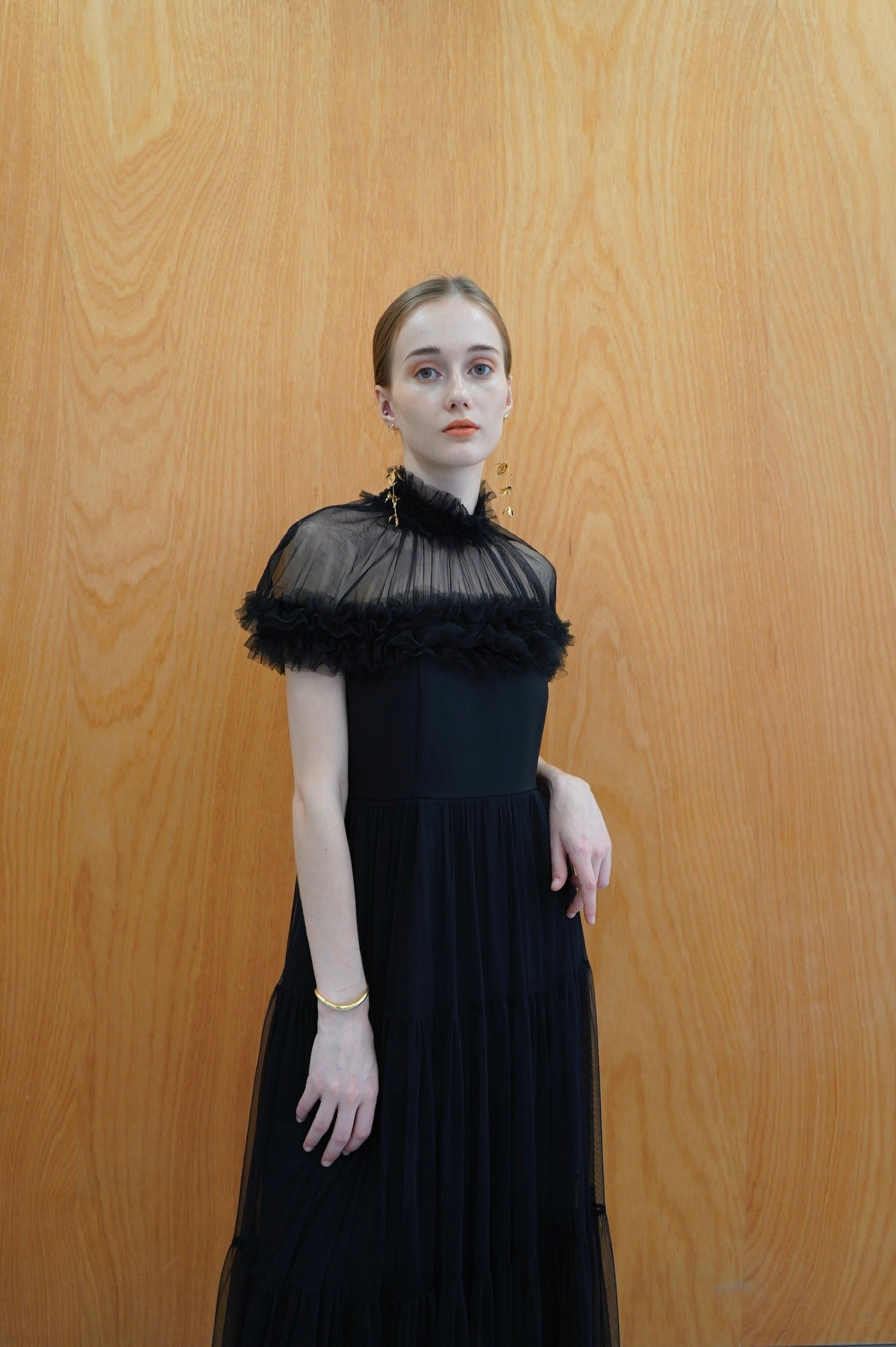 sheer shoulder dress – Acka online store