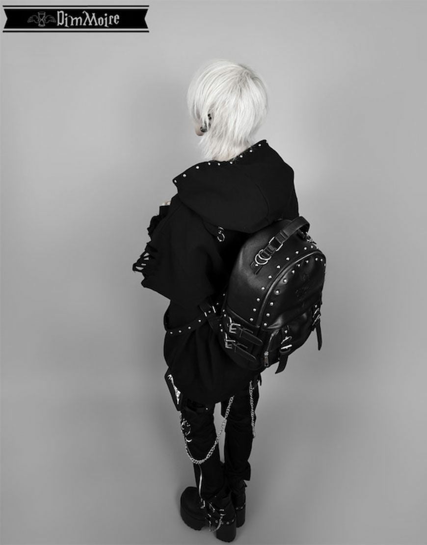 DimMoire【ディムモアール】Skull刻印スタッズリュック/Black