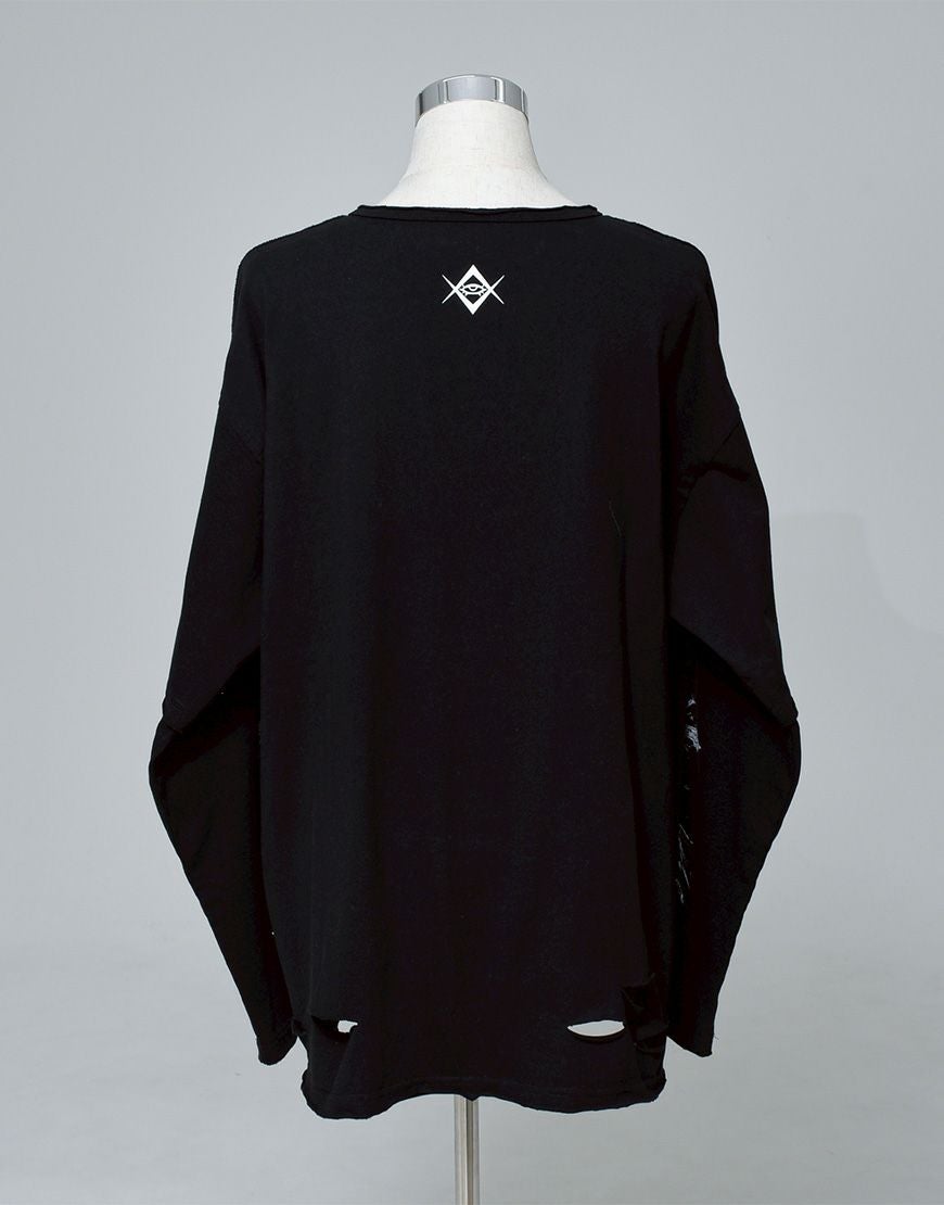 REFLEM【レフレム】グランジレイヤードTシャツ/全2色