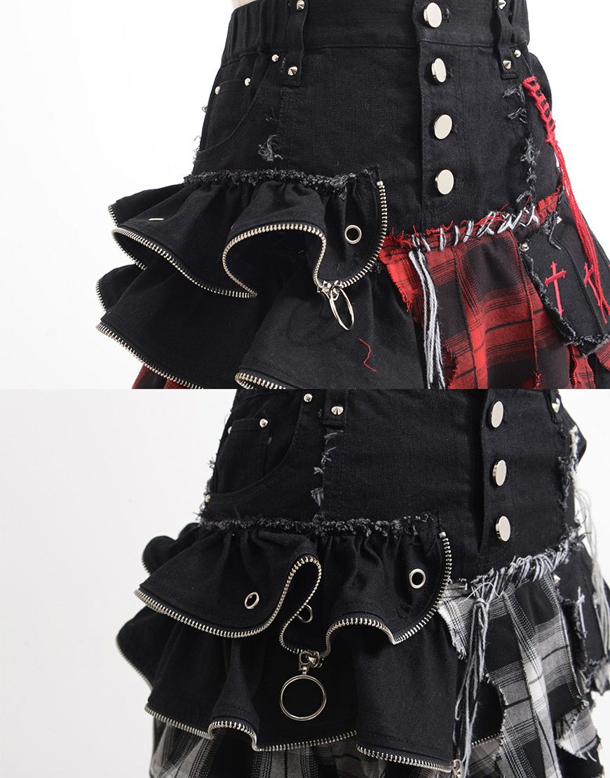 Grrr the Lipper【ガルルザリッパー】ジップスカート～崩壊～/全2色