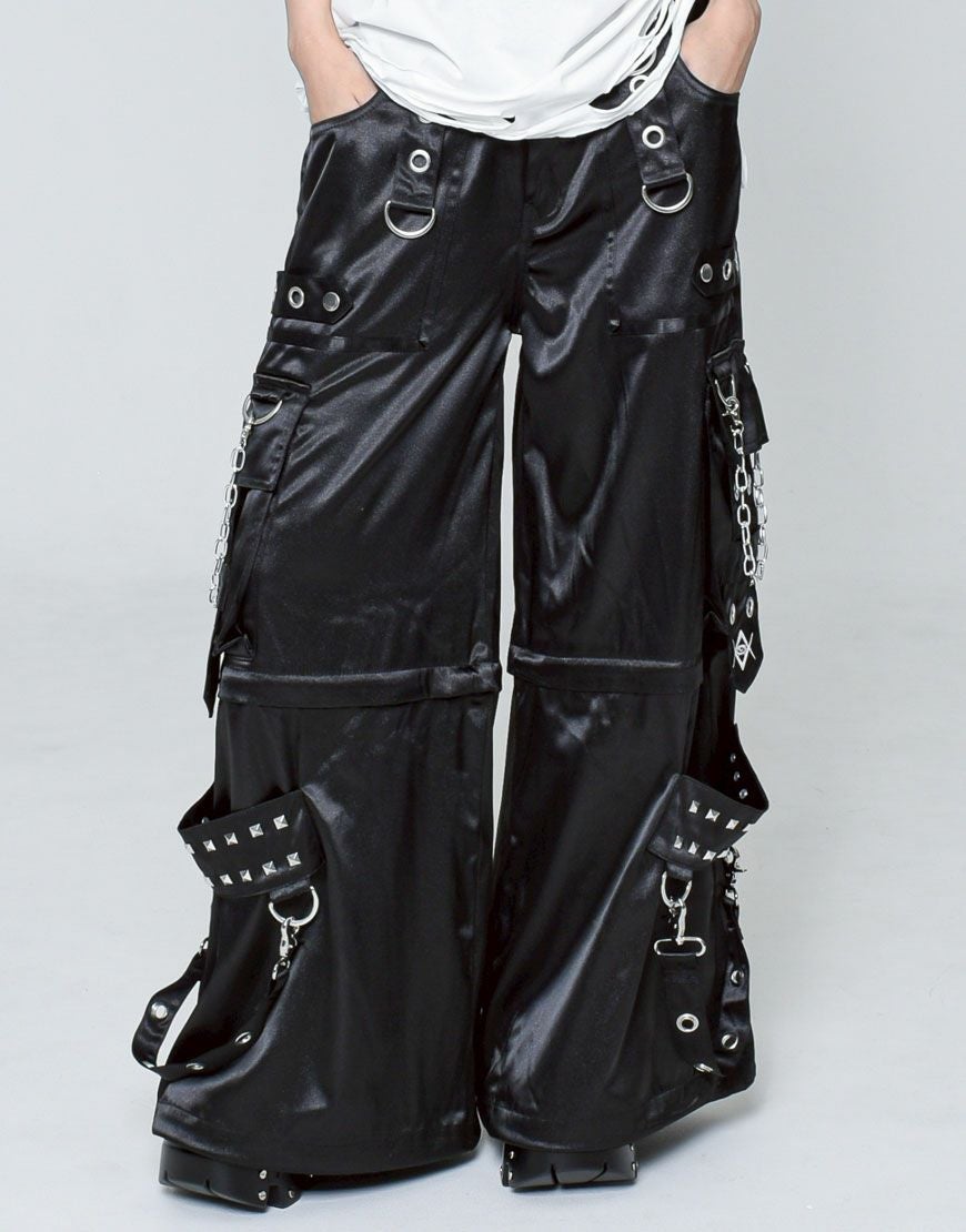 REFLEM【レフレム】2WAYボンテージワイドデニムカーゴパンツ/全2色