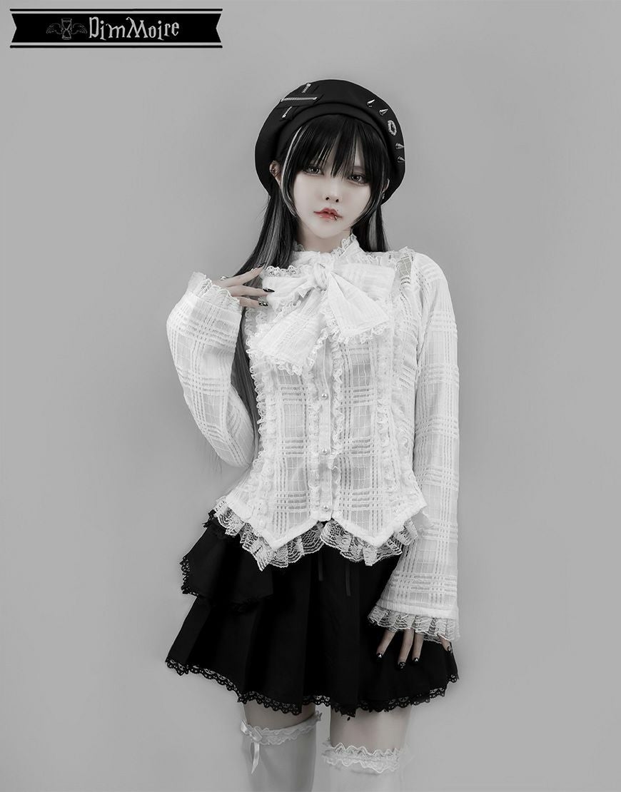 DimMoire【ディムモアール】魅了のロゴリベットベレー帽/Black