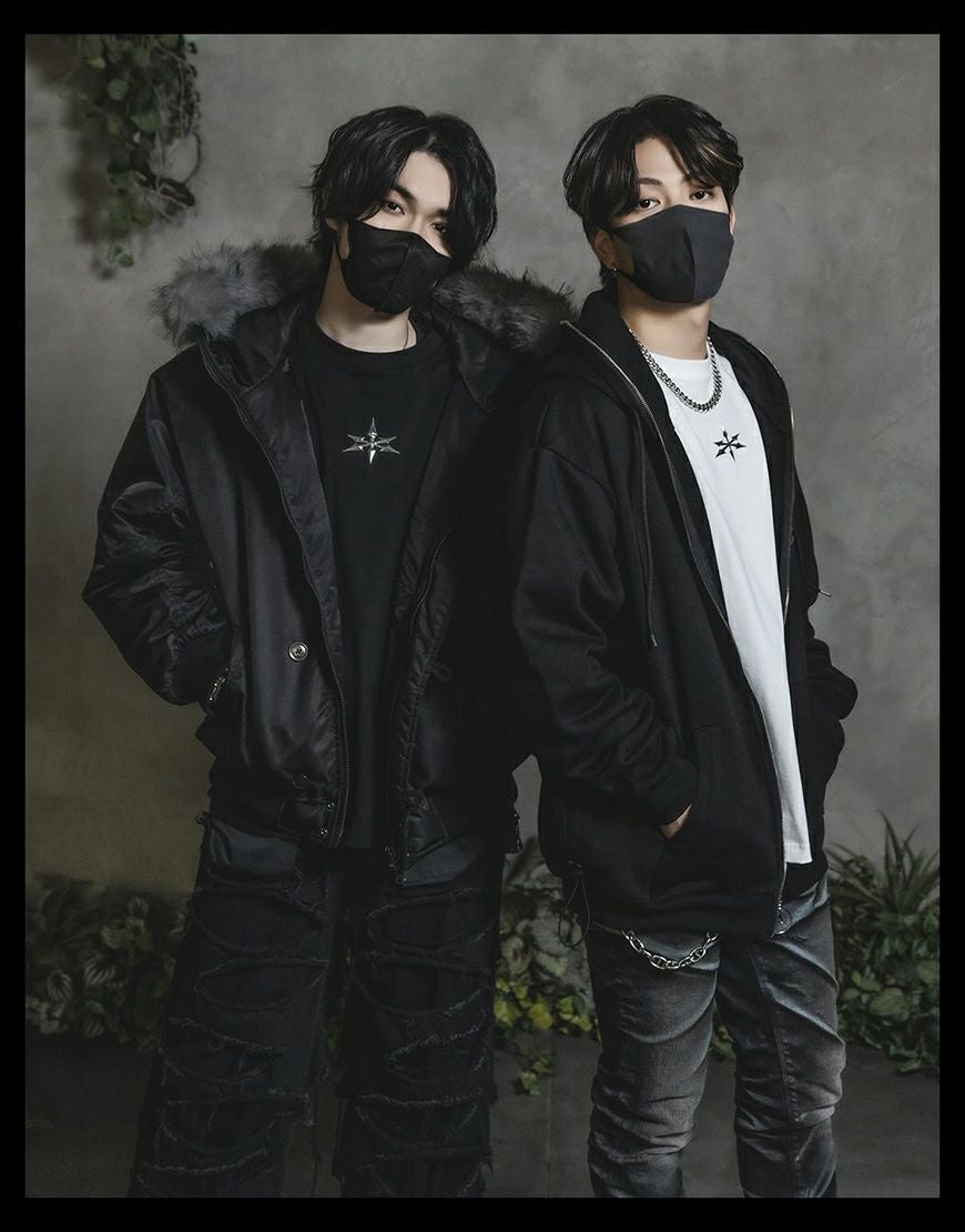 A:LLIONCE【アライアンス】EMBLEM ZIP-UP HOODIE/全1色