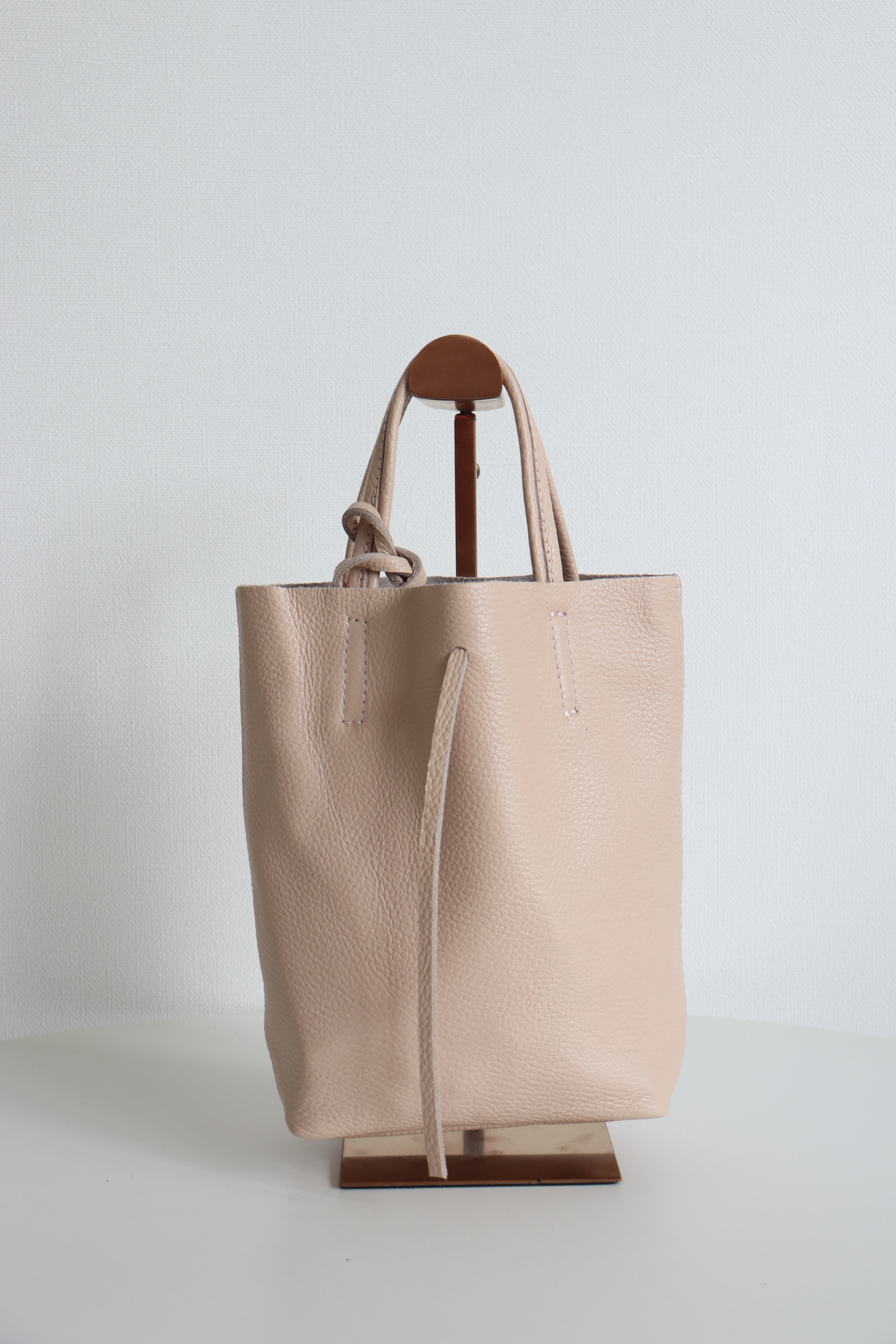 MILLELA FIRENZE】シュリンクレザーミニトートバッグ ミレッラ