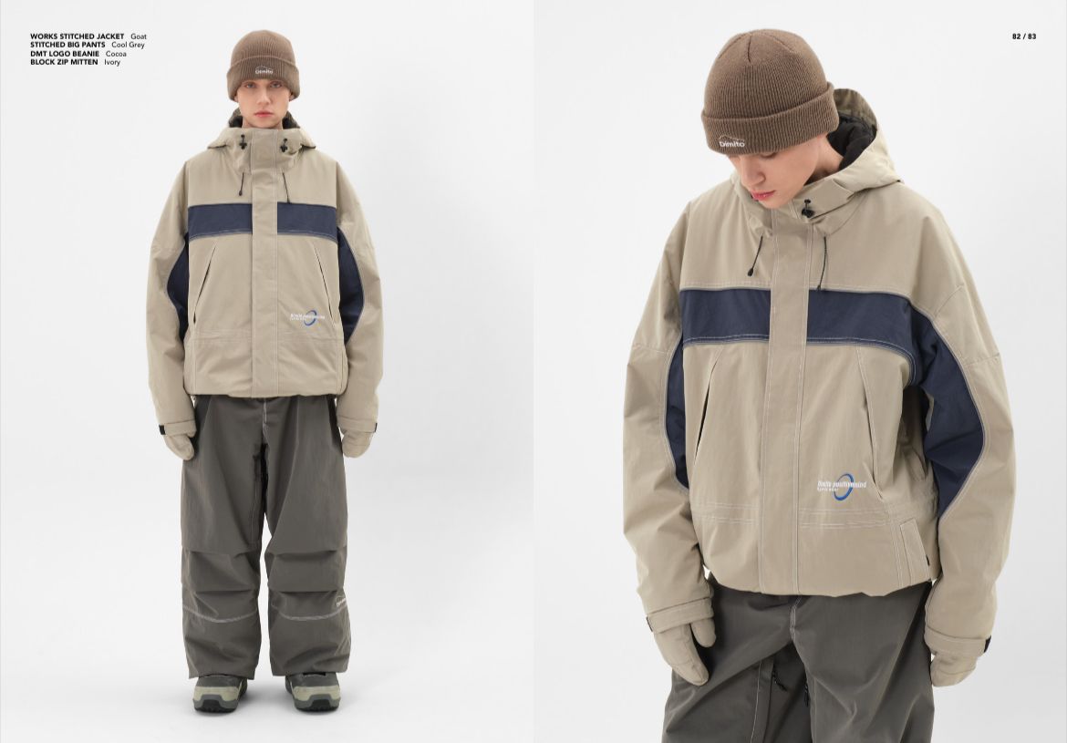 DIMITO【WORKS STITCHED JACKET】2024-2025モデルスノーウェア。地域