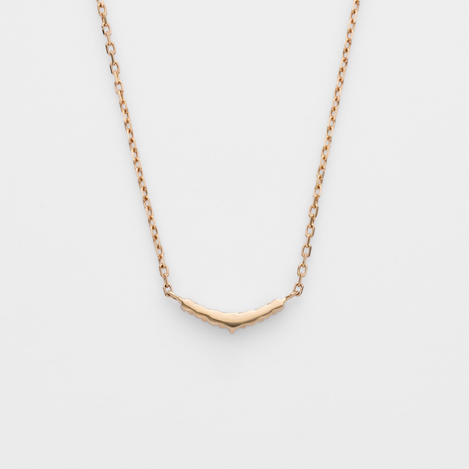 WEB限定》K10ダイヤモンドネックレス（ピンクゴールド）｜ネックレス