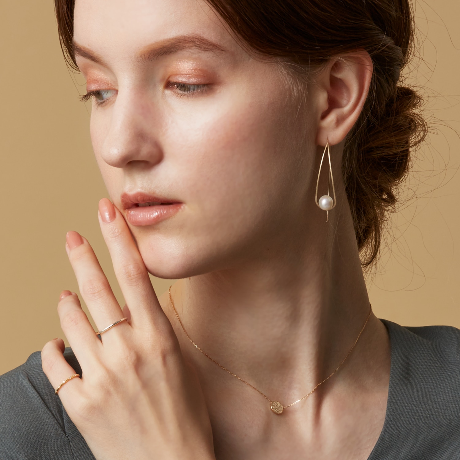 K18ダイヤモンドピンキーリング｜ピンキーリング｜アガット 公式