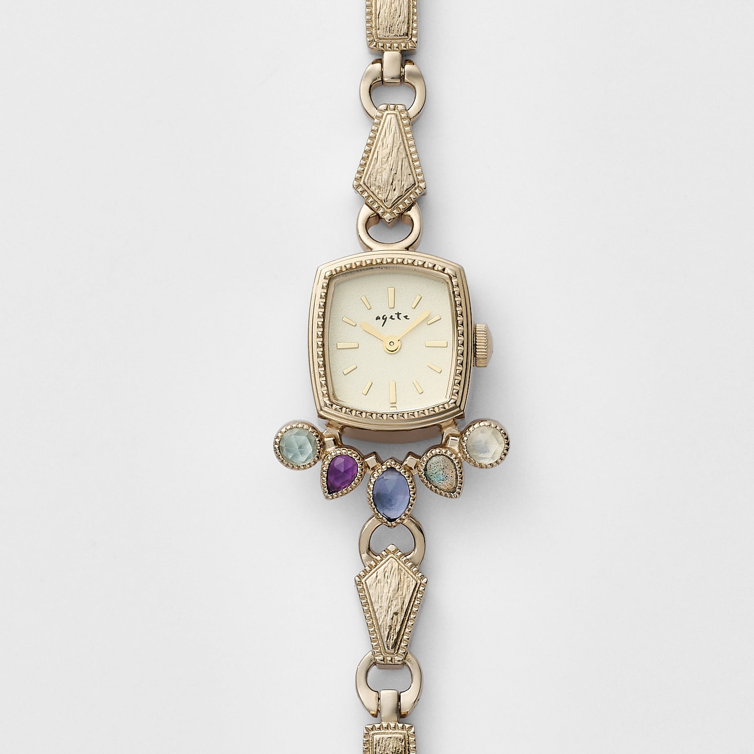 Limited Edition》スクエアフェイスジュエリーウォッチ｜時計