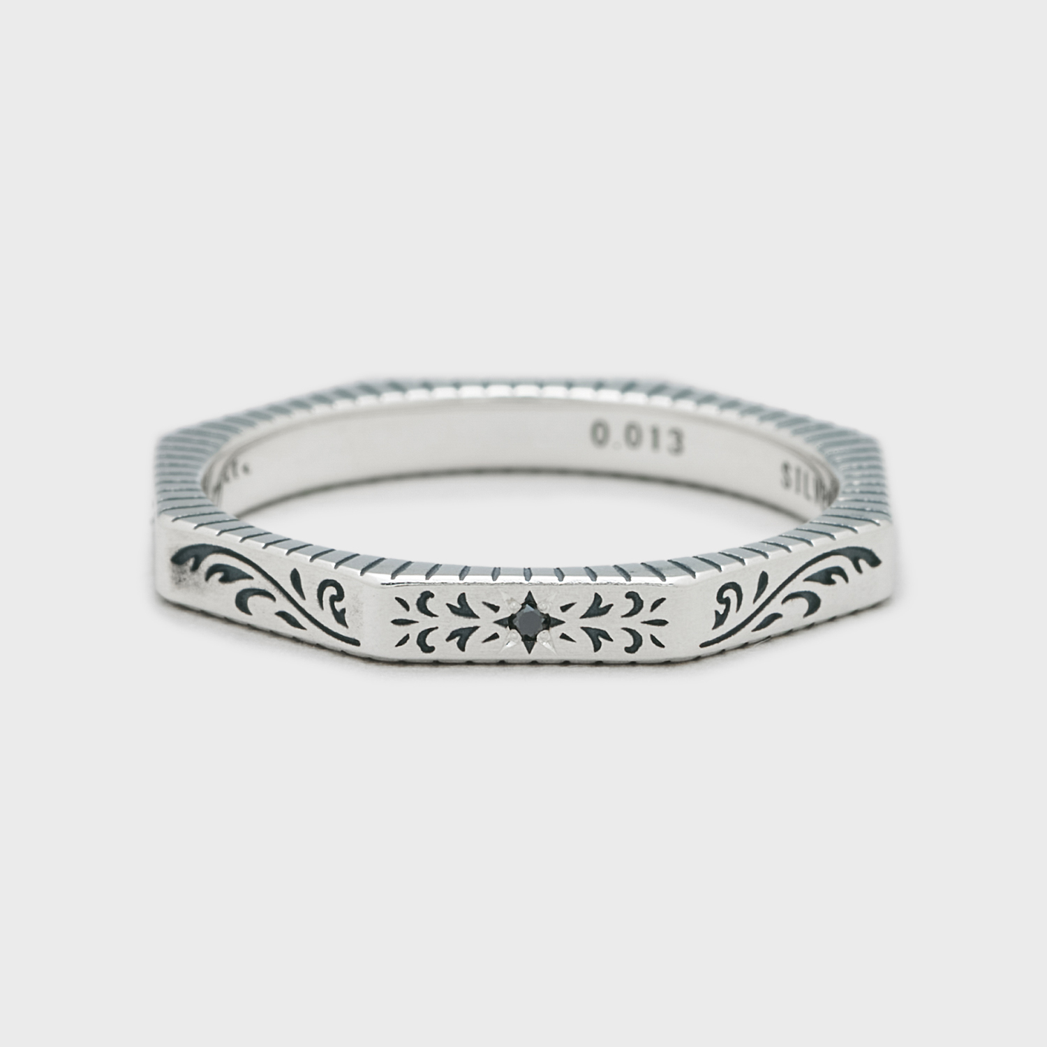 agete CLASSIC 透かし シルバー K18GP リング アガット agete CLASSIC