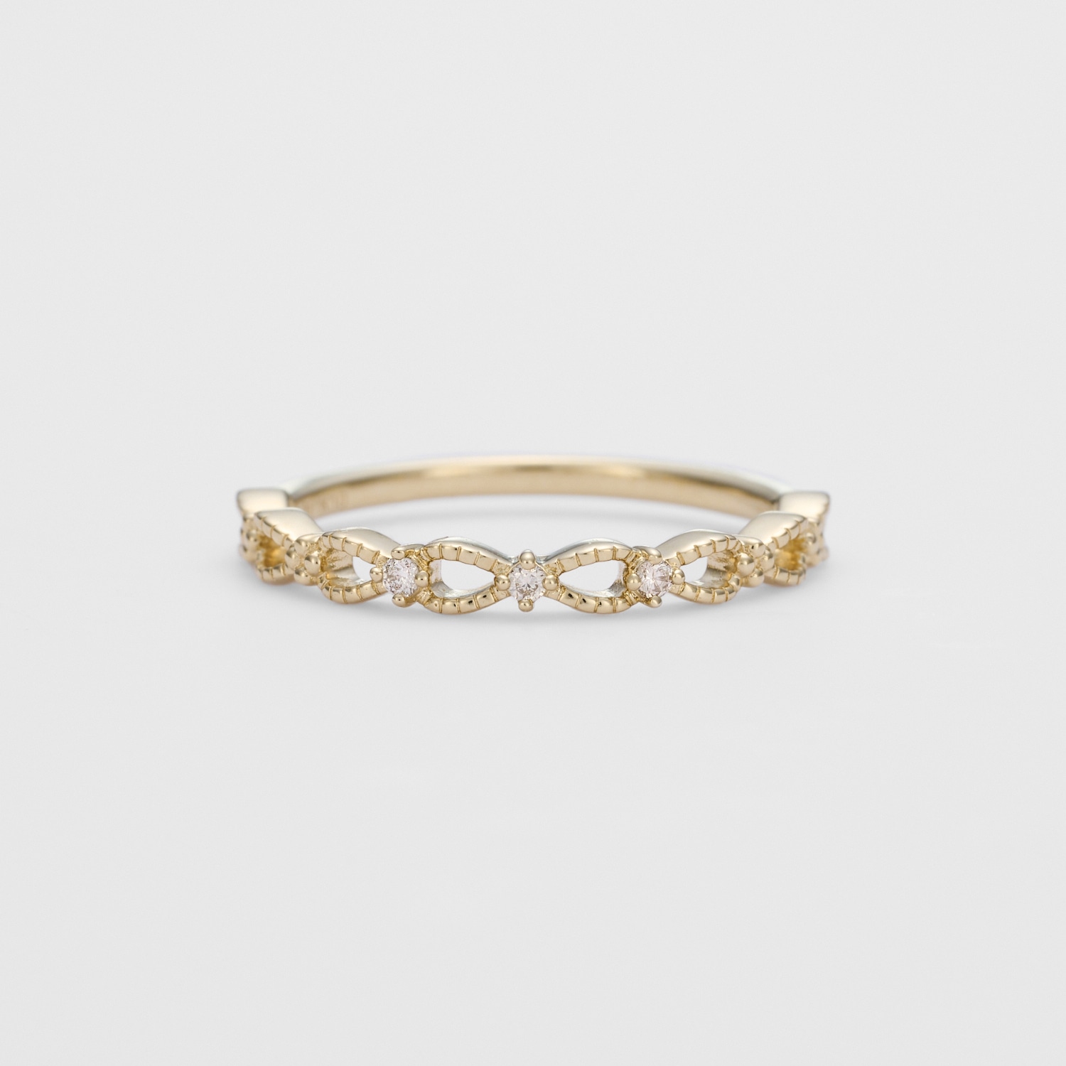 K10ダイヤモンドピンキーリング｜ピンキーリング｜アガット 公式