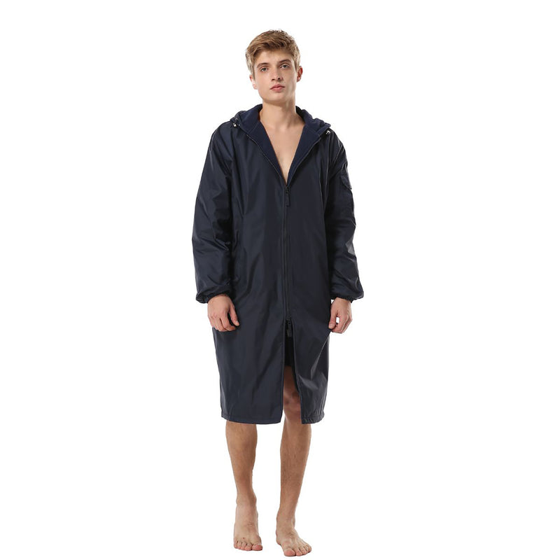 Swim Parka, Youth/Adult, Unisex - Navy | Warm & Insolating – Adoretex