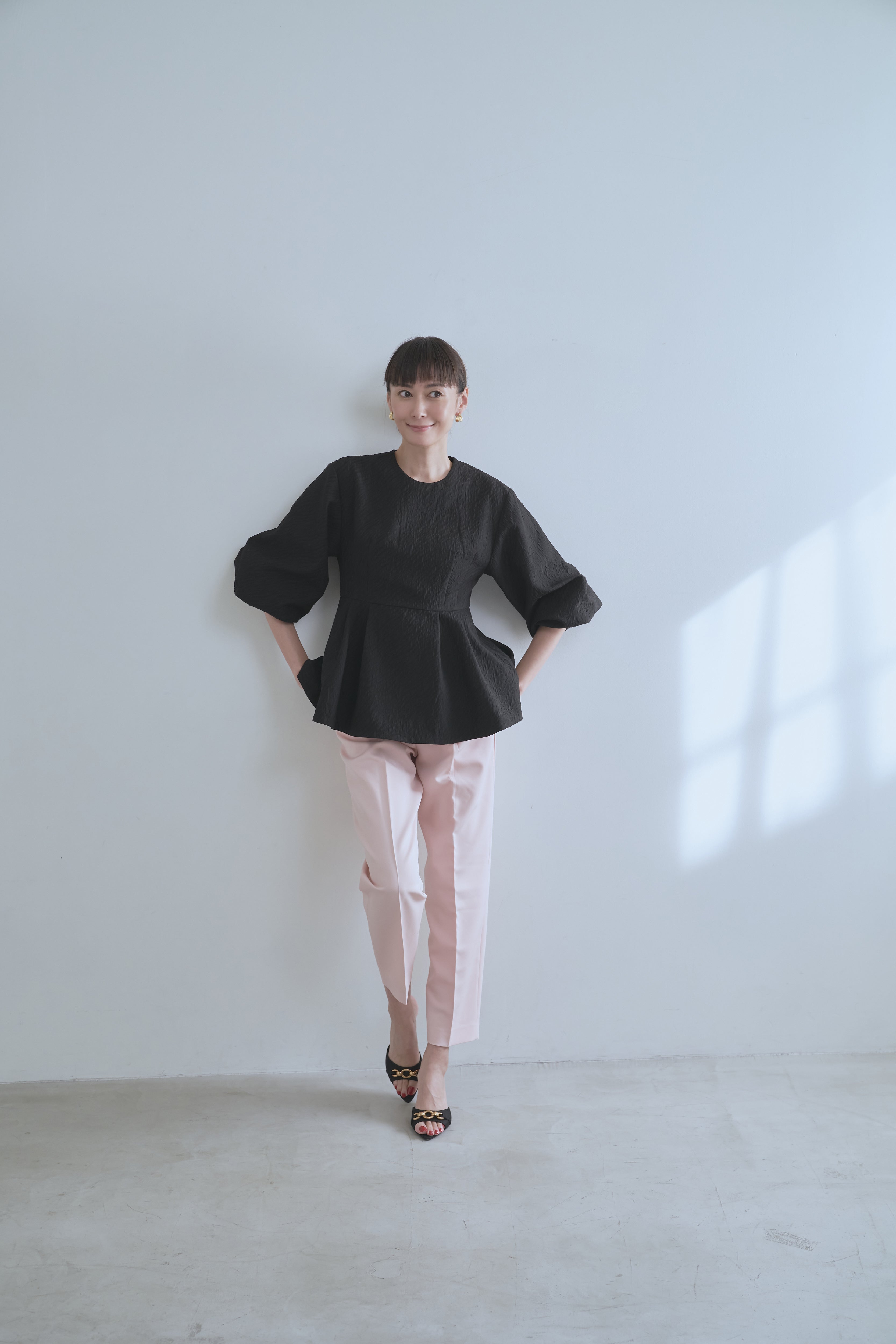 ジャガードペプラムブラウス – Adé Lifestyle