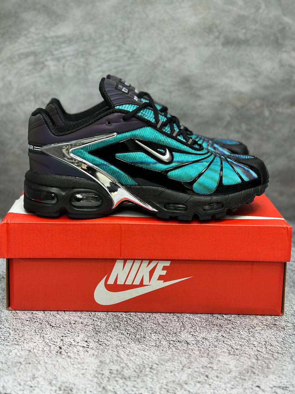 Male Nike Skepta x Air Max Tailwind 5 masculine sneakers of male